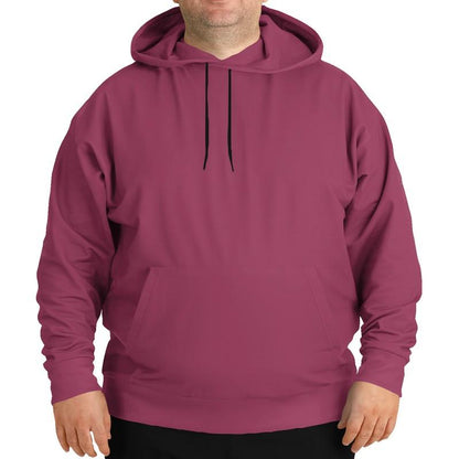 Medium Midtone Pink Hoodie (C0M80Y20K45) - Man Front PLUS