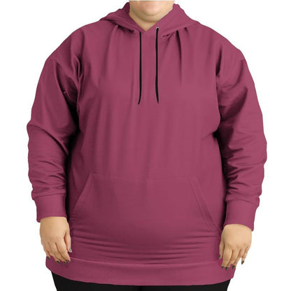 Medium Midtone Pink Hoodie (C0M80Y20K45) - Woman Front PLUS