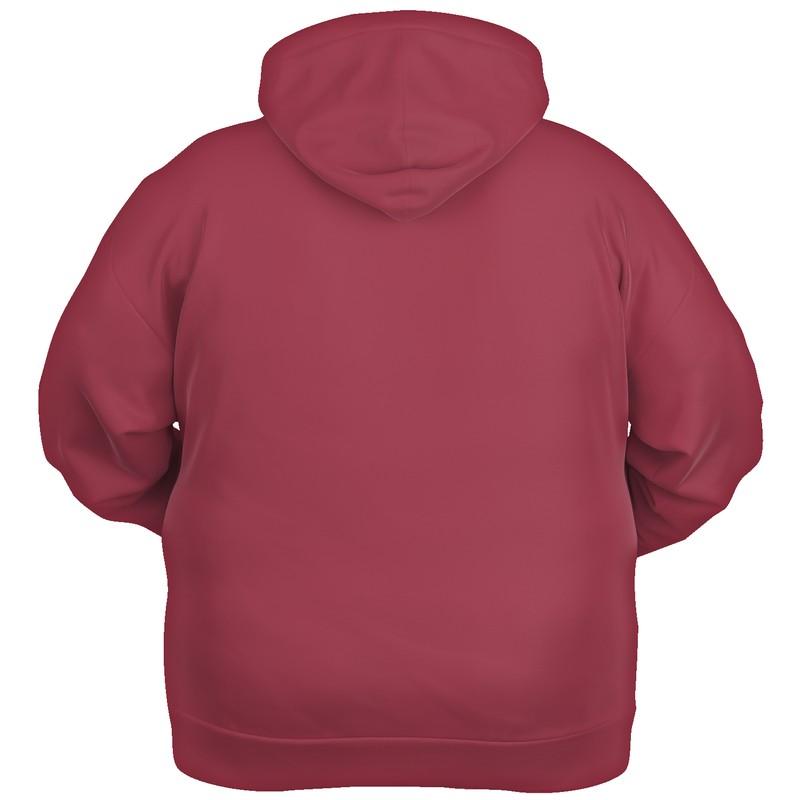 Medium Midtone Pink Hoodie (C0M80Y40K45) - Ghost Back PLUS