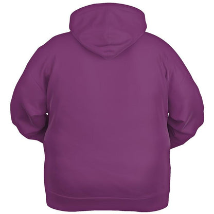 Medium Midtone Purple Hoodie (C30M80Y0K45) - Ghost Back PLUS