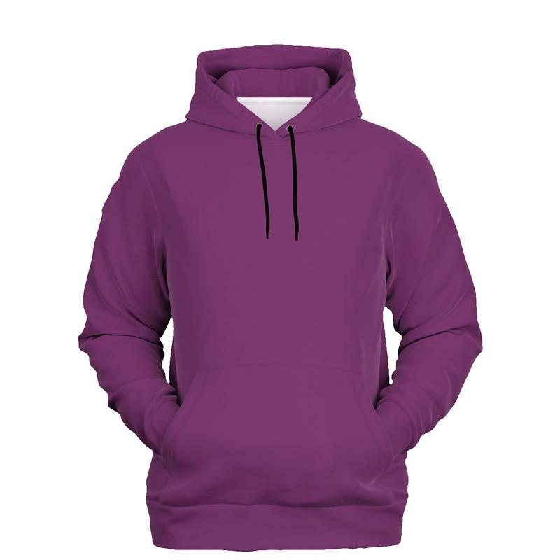 Medium Midtone Purple Hoodie (C30M80Y0K45) - Ghost Front