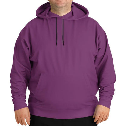 Medium Midtone Purple Hoodie (C30M80Y0K45) - Man Front PLUS