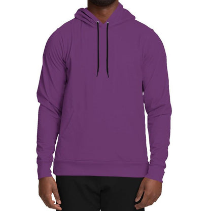 Medium Midtone Purple Hoodie (C40M80Y0K45) - Man Front