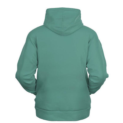 Medium Muted Blue-Green Hoodie (BG-MU-ME) - Ghost Back