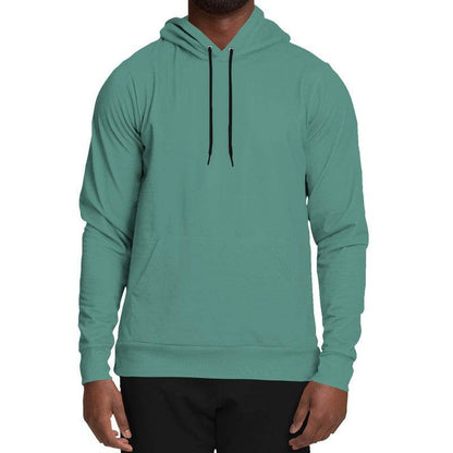 Medium Muted Blue-Green Hoodie (BG-MU-ME) - Man Front