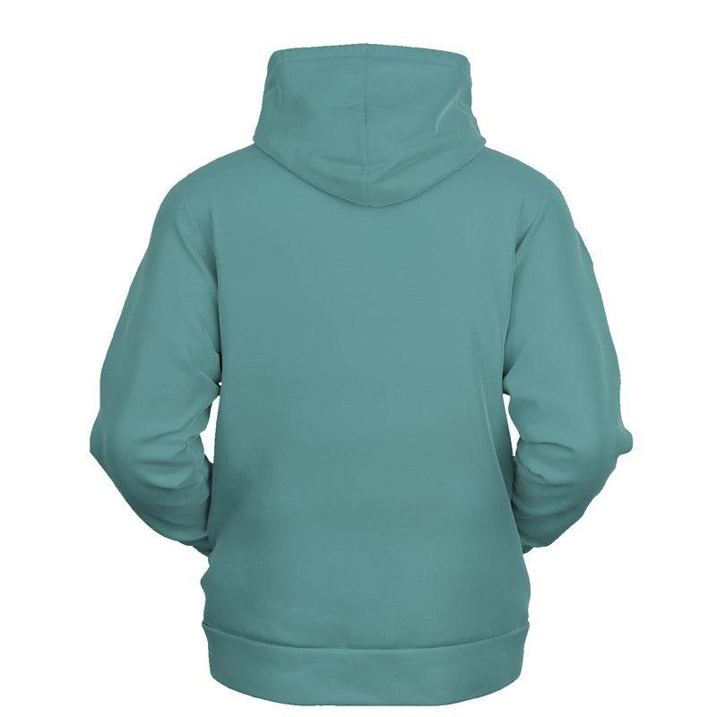 Medium Muted Blue-Green Hoodie (CBG2-MU-ME) - Ghost Back