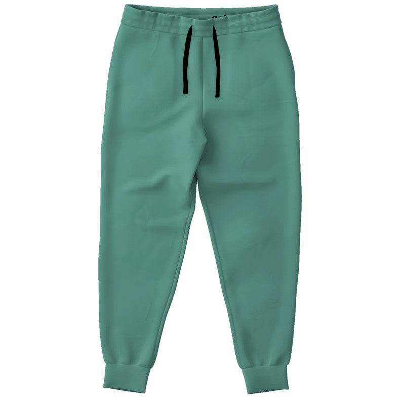 Medium Muted Blue-Green Joggers (BG-MU-ME) - Front