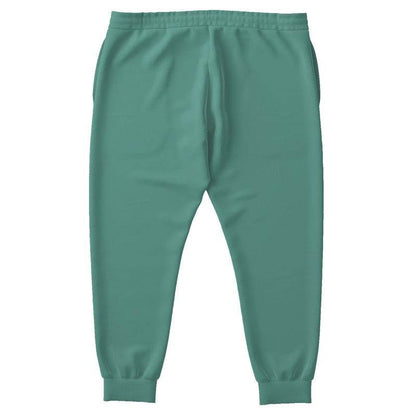 Medium Muted Blue-Green Joggers PLUS (BG-MU-ME) - Back PLUS