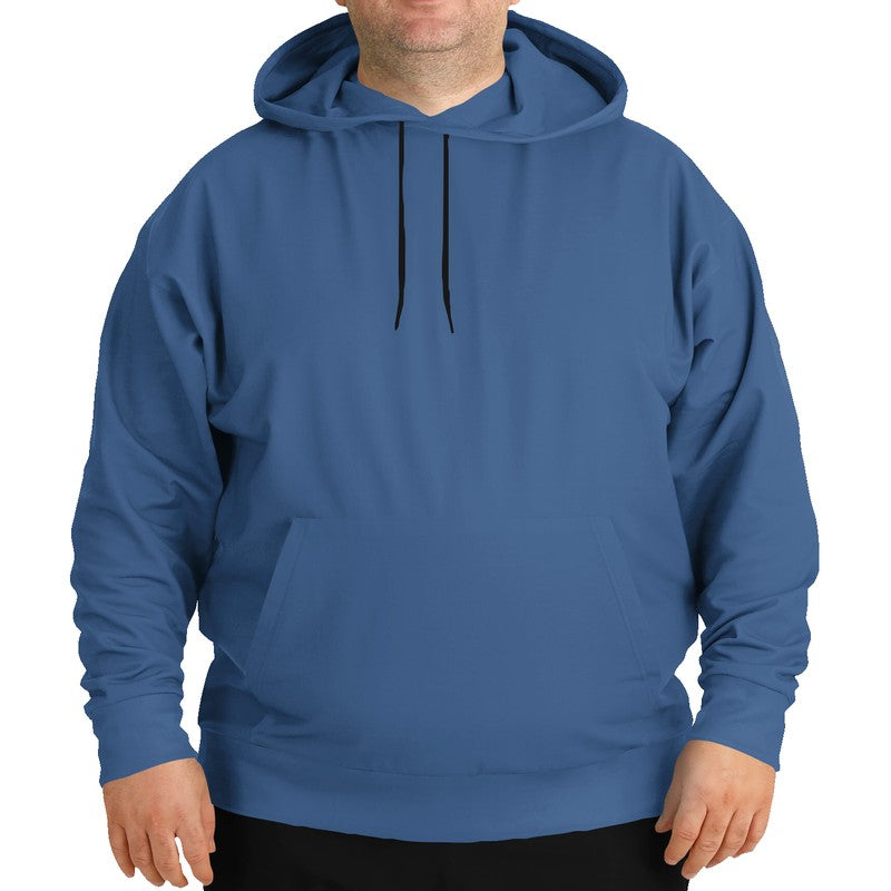 Medium Muted Blue Hoodie PLUS (IB2-MU-ME) - Man Front PLUS