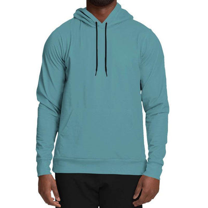 Medium Muted Cyan Hoodie (C-MU-ME) - Man Front