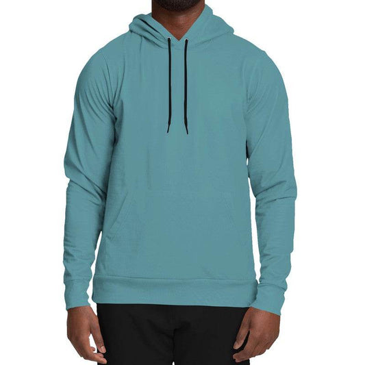 Medium Muted Cyan Hoodie (C-MU-ME) - Man Front