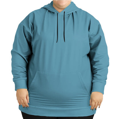Medium Muted Cyan Hoodie PLUS (BC2-MU-ME) - Woman Front PLUS