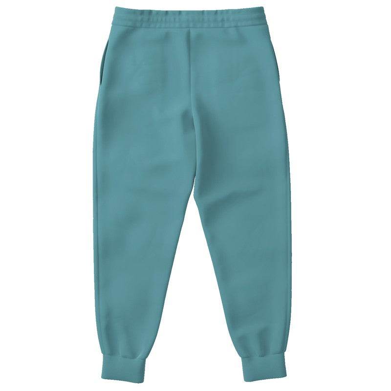 Medium Muted Cyan Joggers (C-MU-ME) - Back