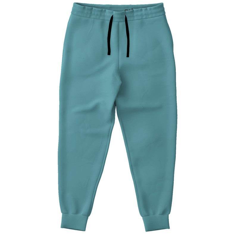 Medium Muted Cyan Joggers (C-MU-ME) - Front