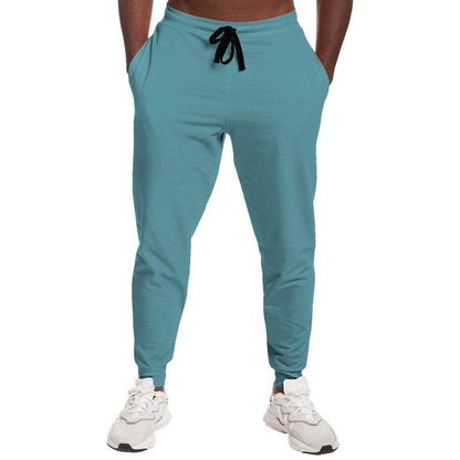 Medium Muted Cyan Joggers (C-MU-ME) - Man Front