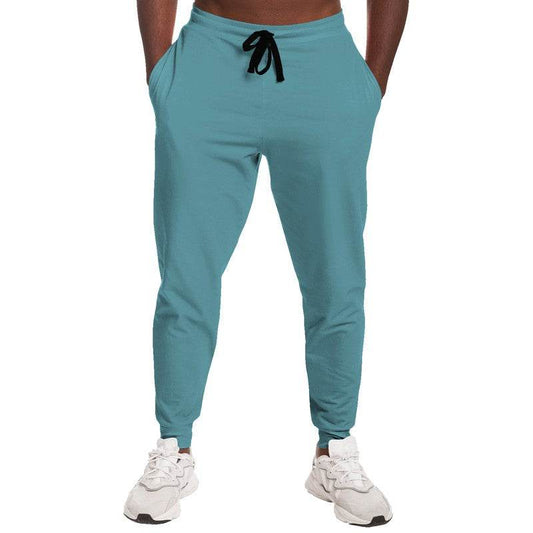 Medium Muted Cyan Joggers (C-MU-ME) - Man Front