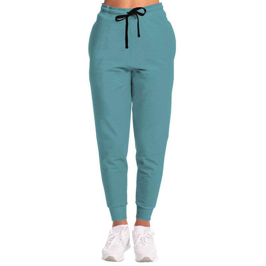 Medium Muted Cyan Joggers (C-MU-ME) - Woman Front