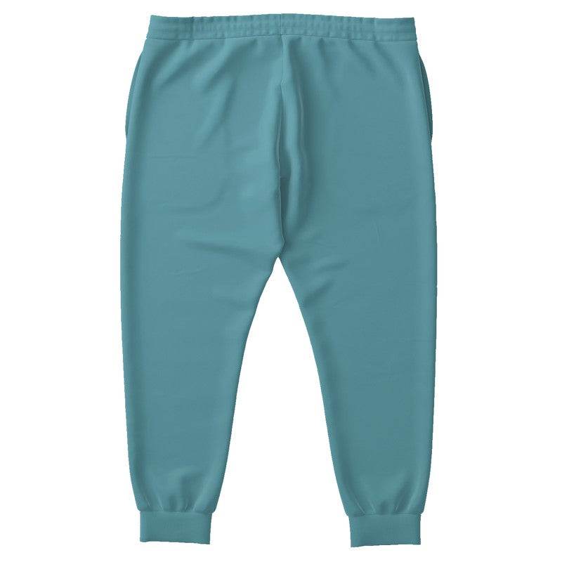 Medium Muted Cyan Joggers PLUS (C-MU-ME) - Back PLUS