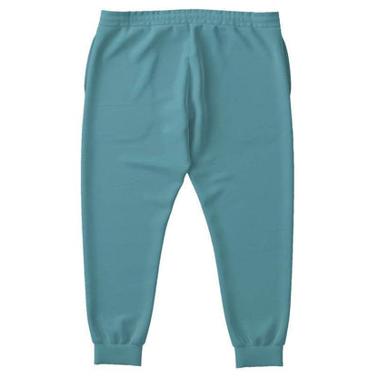 Medium Muted Cyan Joggers PLUS (C-MU-ME) - Back PLUS