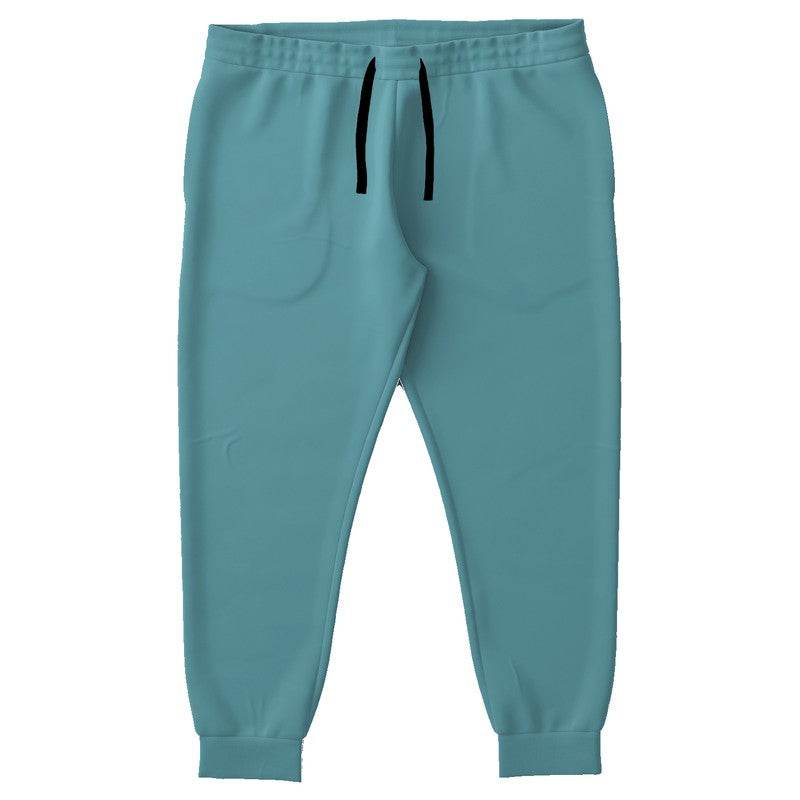 Medium Muted Cyan Joggers PLUS (C-MU-ME) - Front PLUS