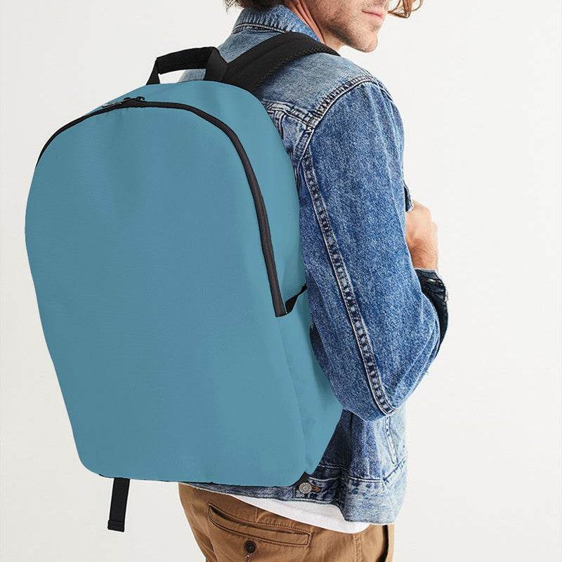 Medium Muted Cyan Waterproof Backpack (BC2-MU-ME) - Man CloseUp