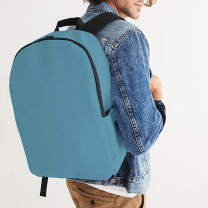 Medium Muted Cyan Waterproof Backpack (BC2-MU-ME) - Man CloseUp