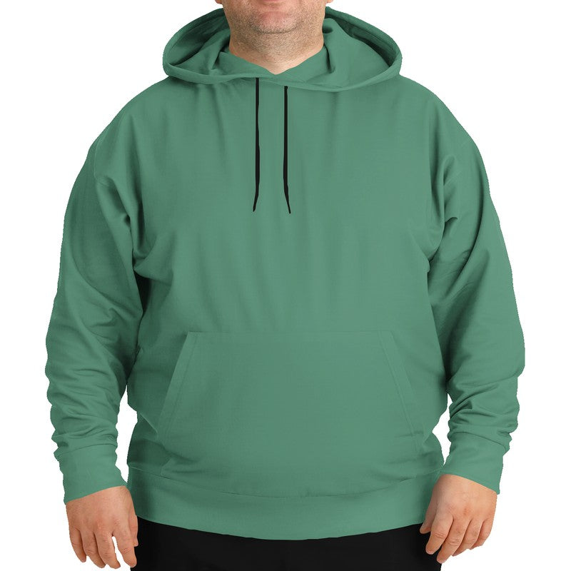 Medium Muted Green Hoodie PLUS (BGG2-MU-ME) - Man Front PLUS