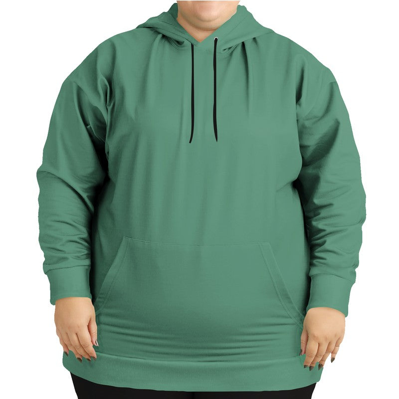 Medium Muted Green Hoodie PLUS (BGG2-MU-ME) - Woman Front PLUS
