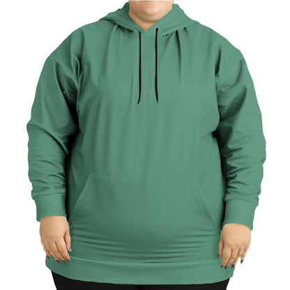 Medium Muted Green Hoodie PLUS (BGG2-MU-ME) - Woman Front PLUS