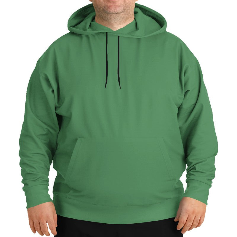 Medium Muted Green Hoodie PLUS (G-MU-ME) - Man Front PLUS
