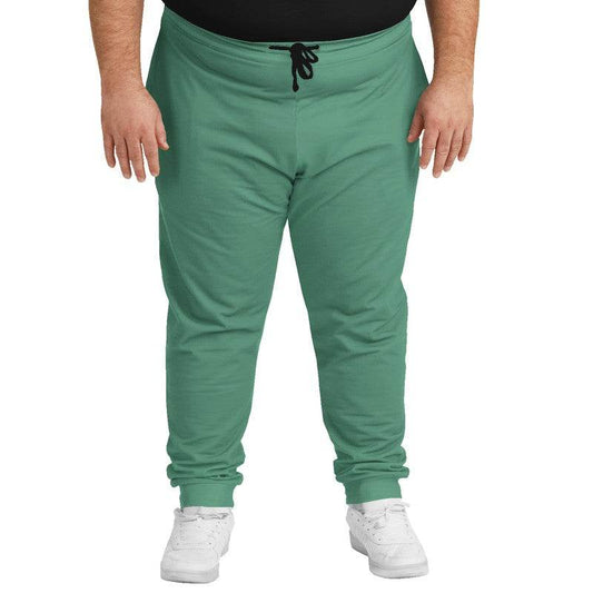 Medium Muted Green Joggers PLUS (BGG2-MU-ME) - Man Front PLUS