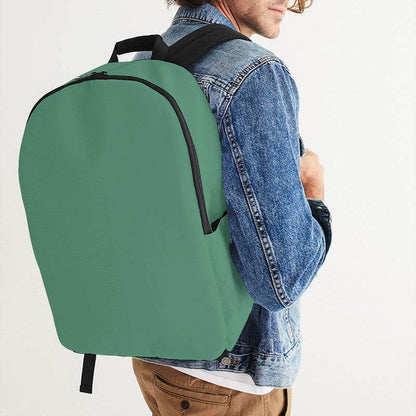 Medium Muted Green Waterproof Backpack (BGG2-MU-ME) - Man CloseUp