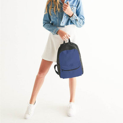 Medium Muted Indigo Canvas Backpack (I-MU-ME) - Woman