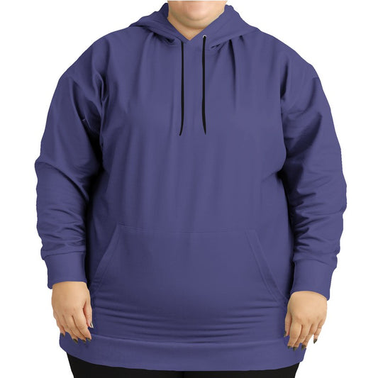 Medium Muted Indigo Hoodie PLUS (PUI2-MU-ME) - Woman Front PLUS