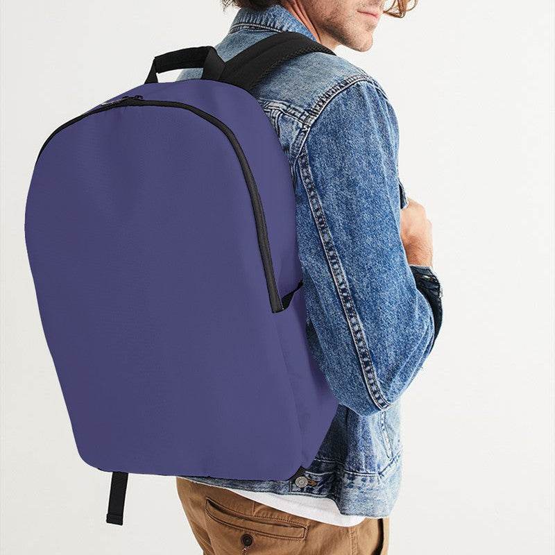 Medium Muted Indigo Waterproof Backpack (PUI2-MU-ME) - Man CloseUp
