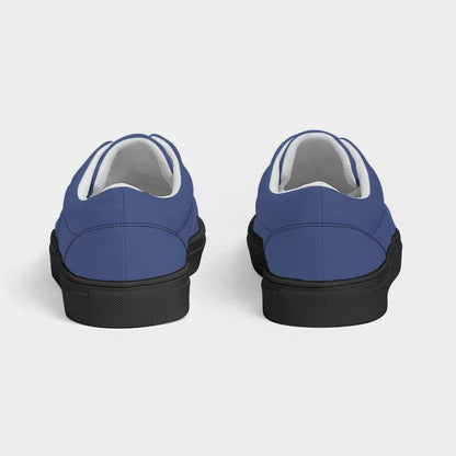 Medium Muted Indigo Women's Canvas Sneakers (I-MU-ME) - Back