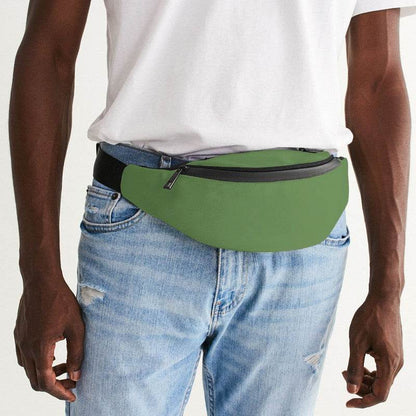 Medium Muted Lime Belt Bag (GL2-MU-ME) - Man Front CloseUp