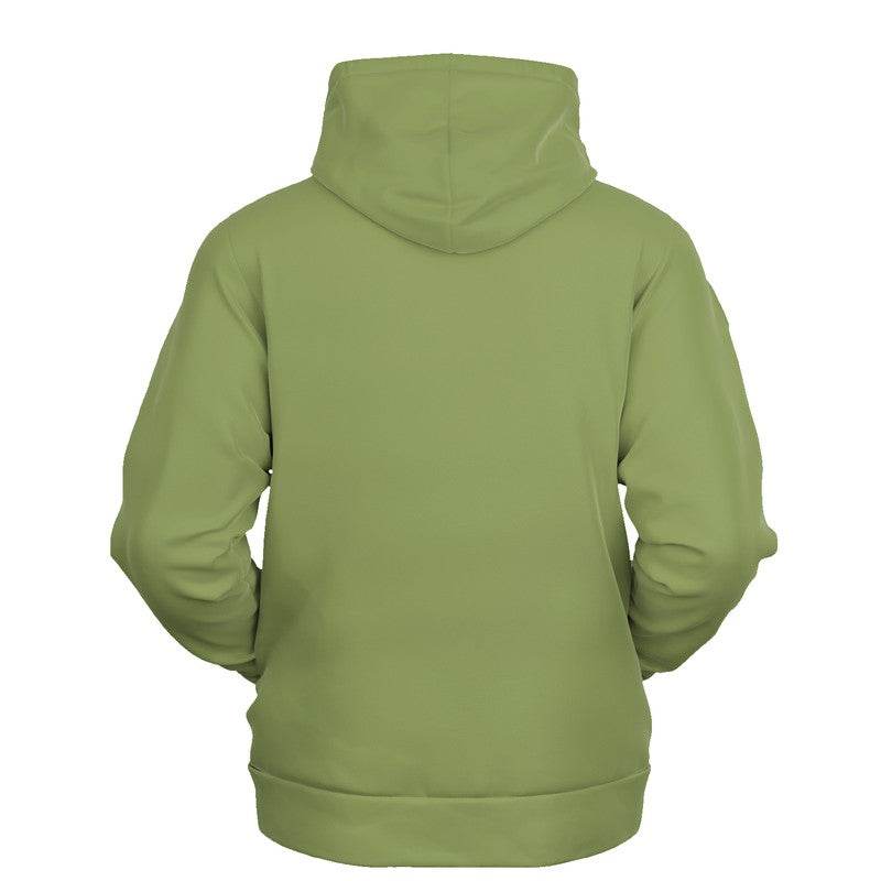 Medium Muted Lime Hoodie (L-MU-ME) - Ghost Back
