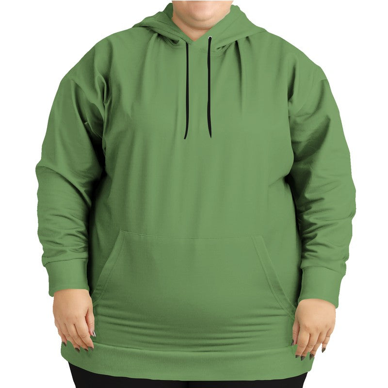 Medium Muted Lime Hoodie PLUS (GL2-MU-ME) - Woman Front PLUS