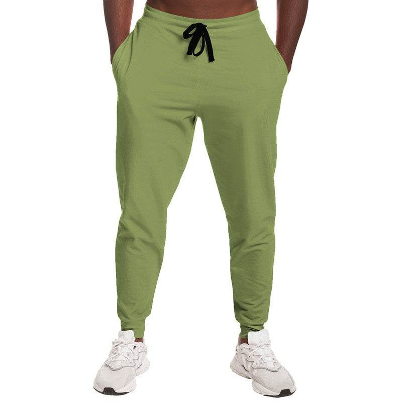 Medium Muted Lime Joggers (L-MU-ME) - Man Front