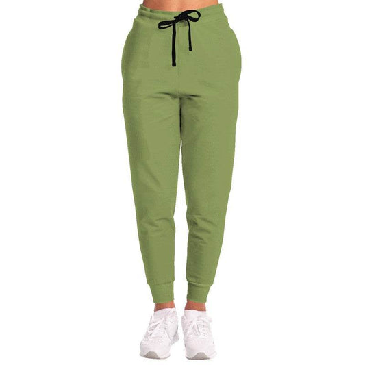 Medium Muted Lime Joggers (L-MU-ME) - Woman Front