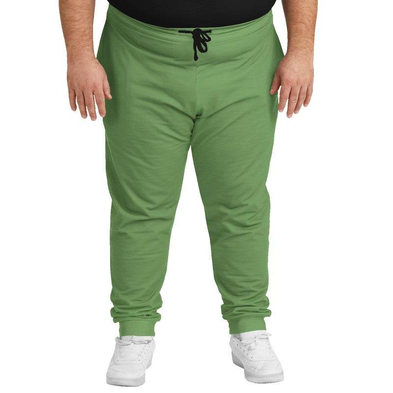 Medium Muted Lime Joggers PLUS (GL2-MU-ME) - Man Front PLUS