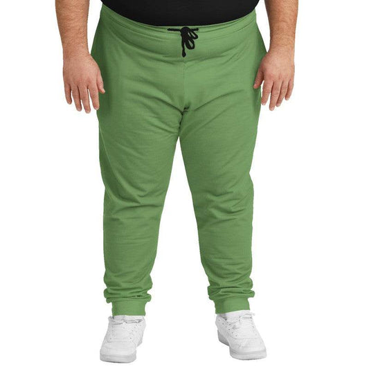 Medium Muted Lime Joggers PLUS (GL2-MU-ME) - Man Front PLUS