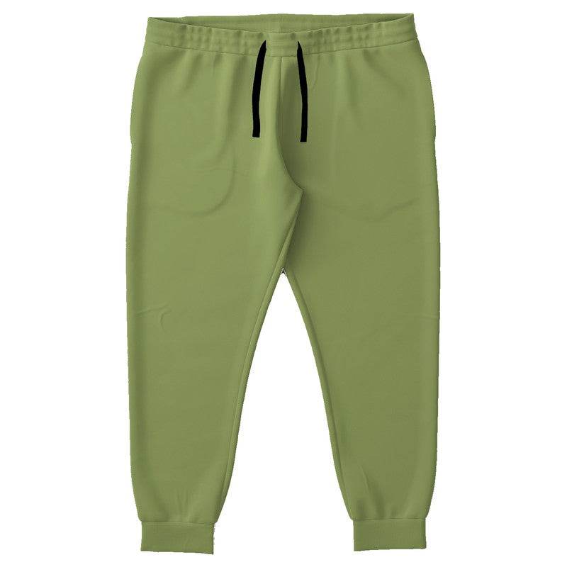 Medium Muted Lime Joggers PLUS (L-MU-ME) - Front PLUS