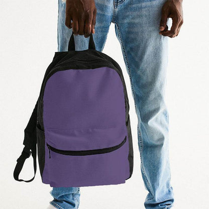 Medium Muted Purple Canvas Backpack (PU-MU-ME) - Man Holding