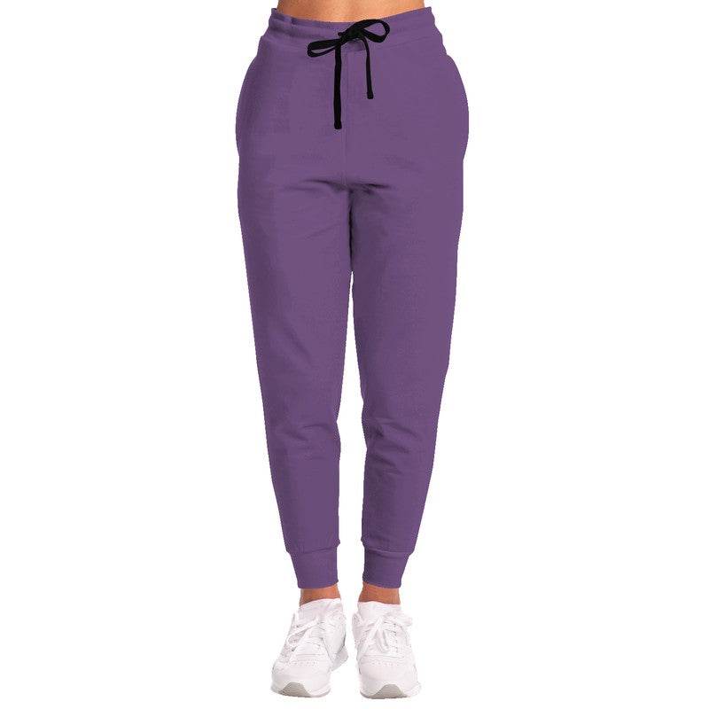 Medium Muted Purple Joggers (MPU2-MU-ME) - Woman Front