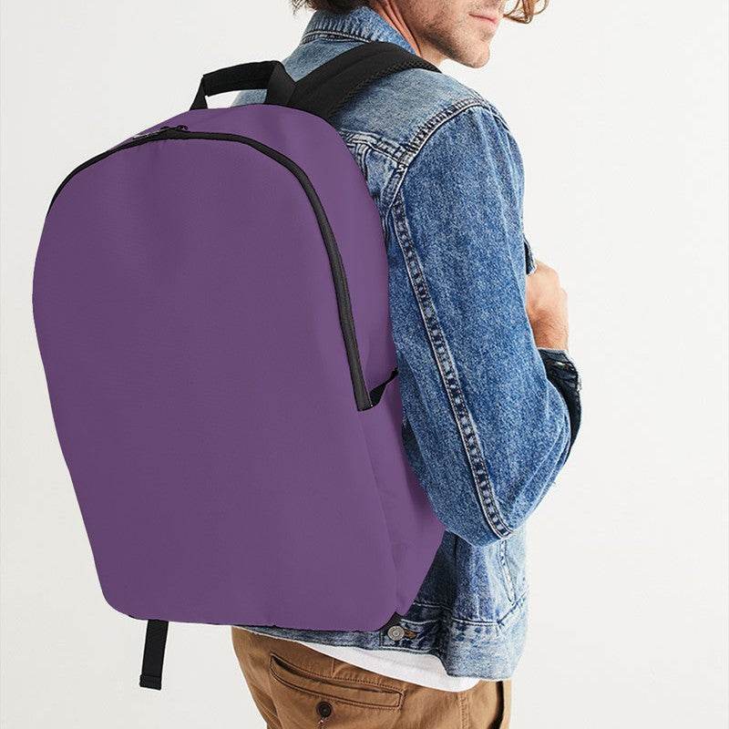 Medium Muted Purple Waterproof Backpack (MPU2-MU-ME) - Man CloseUp