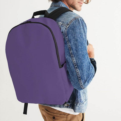 Medium Muted Purple Waterproof Backpack (PU-MU-ME) - Man CloseUp