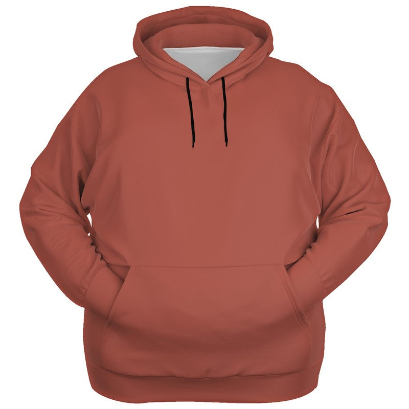 Medium Muted Red Hoodie PLUS (R-MU-ME) - Ghost Front PLUS