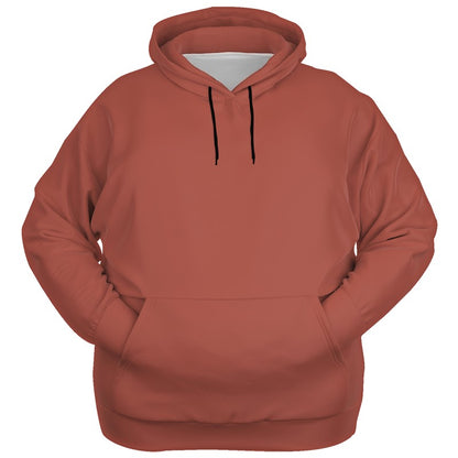 Medium Muted Red Hoodie PLUS (R-MU-ME) - Ghost Front PLUS